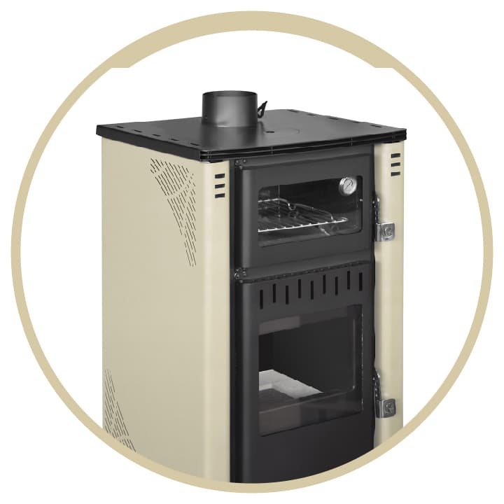 Υδραυλική Σόμπα Ξύλου DG 2300 28,6 kW Beige