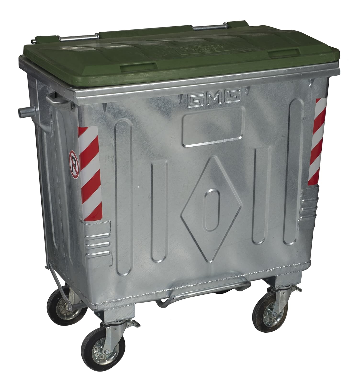 Metal Waste Container GM 770 Γκέκας Μέταλ (GMG Waste Bins)