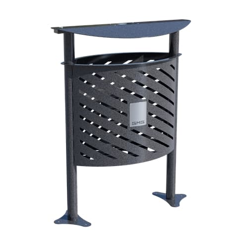 Ground-mounted litter bin GM 106