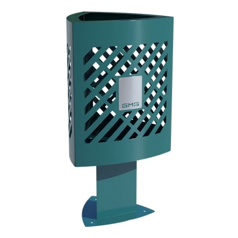 Ground-mounted litter bin GM 88