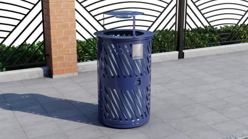 Ground-Mounted Litter Bin GMD 135